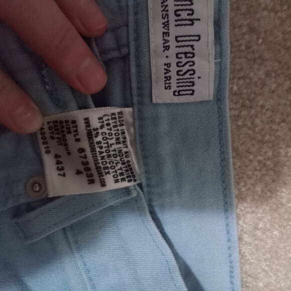 French Dressing brand powder blue jeans, made in Canada - Picture 2 of 5